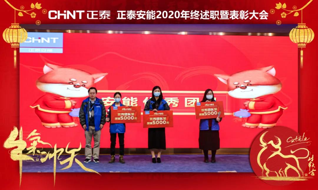 立正 看齐 | 向正泰安能2020年优秀团队对齐！